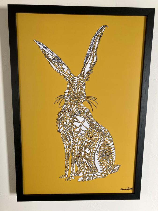 לינה וארוחת בוקר קורוון Hares Hideaway At Coed Moelfa מראה חיצוני תמונה